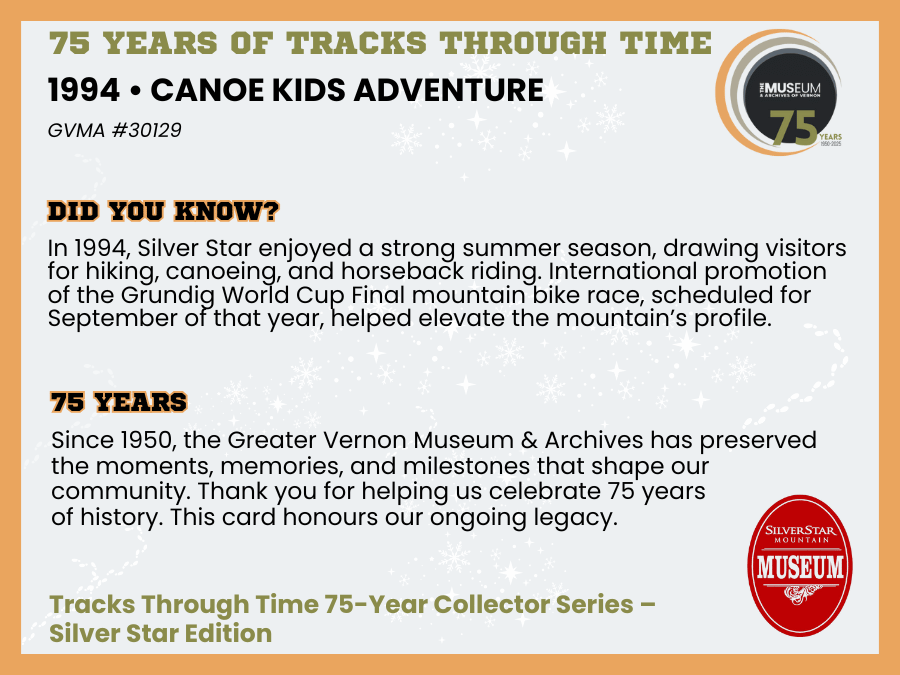 1994 - Canoe Kids Adventure – back